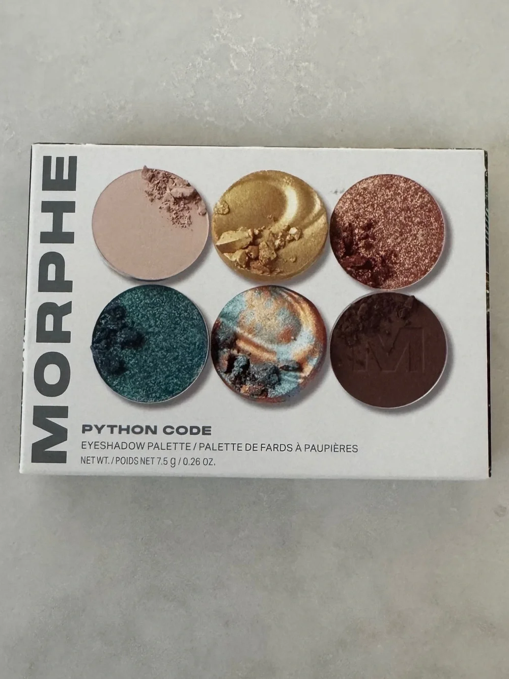 MORPHE CHROMAPLUS 6-PAN EYESHADOW PALETTE;—PYTHON CODE